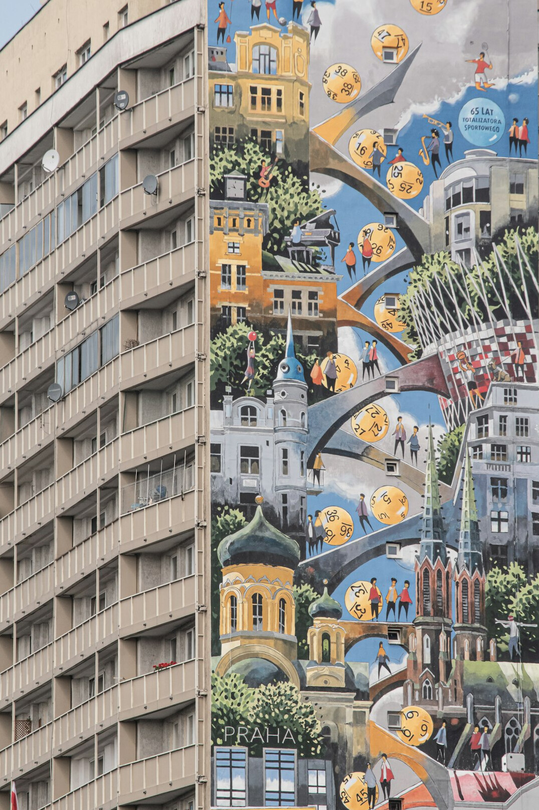 street art mural warsaw